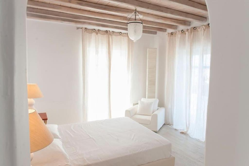 Dreamy Boho 5Bed Villa With Pool And Ocean View Mykonos Town Buitenkant foto