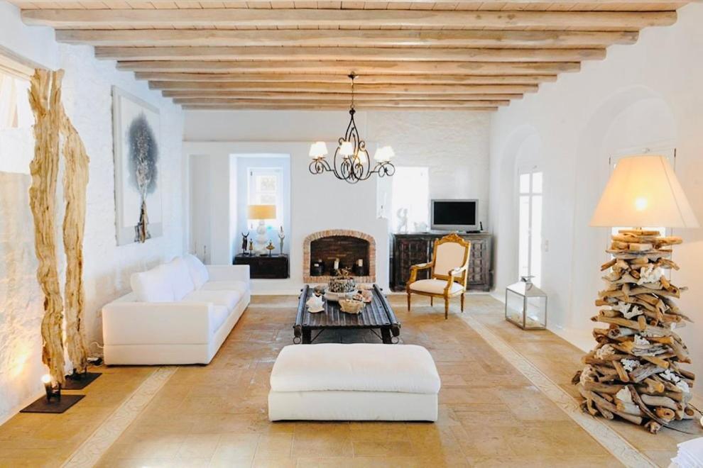 Dreamy Boho 5Bed Villa With Pool And Ocean View Mykonos Town Buitenkant foto