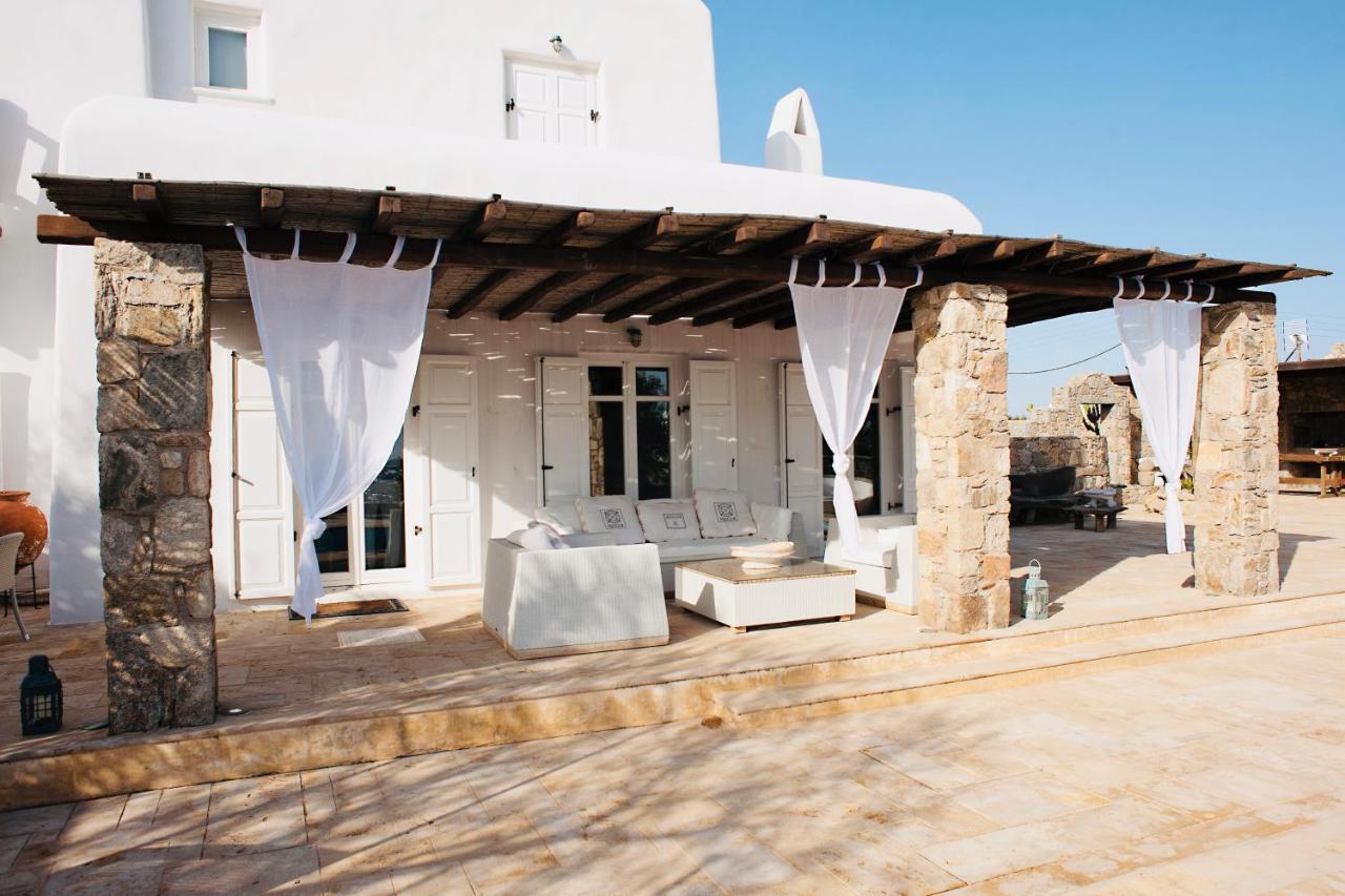 Dreamy Boho 5Bed Villa With Pool And Ocean View Mykonos Town Buitenkant foto