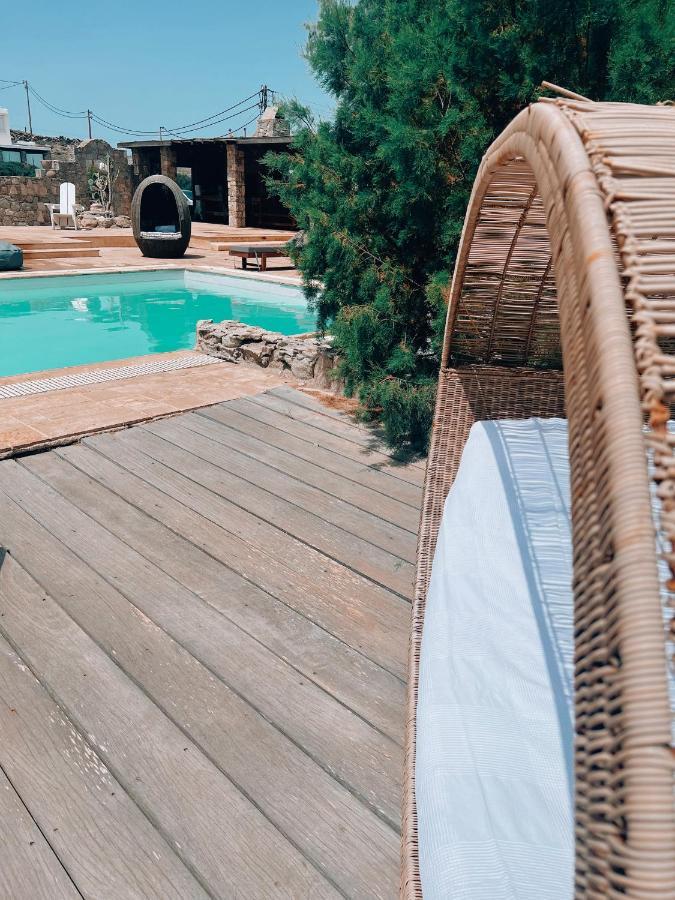 Dreamy Boho 5Bed Villa With Pool And Ocean View Mykonos Town Buitenkant foto