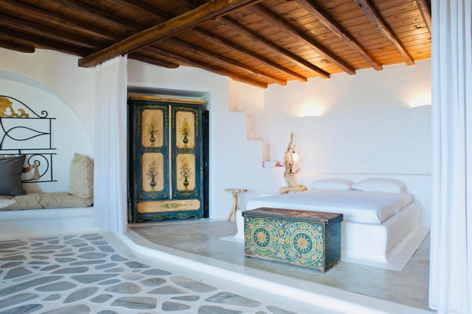 Dreamy Boho 5Bed Villa With Pool And Ocean View Mykonos Town Buitenkant foto